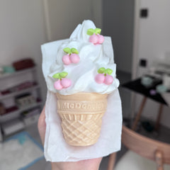 Ice Cream Creamy Clay Texture Slow Rebound Soft Squish Taba Squishy Sensory Fidget Toy for Stress Relief