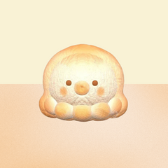 Squid Creamy Clay Slow Rebound Soft Squish Taba Squishy Sensory Fidget Toy for Stress Relief