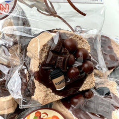 Chocolate Toast Taba Squishy Pinch Toys For Stress Relief Food