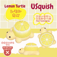 Lemon turtle Creamy Clay Slow Rebound Soft Squish Taba Squishy Sensory Fidget Toy for Stress Relief
