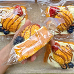 280g Ice Cream Fruit Toast Taba Squishy