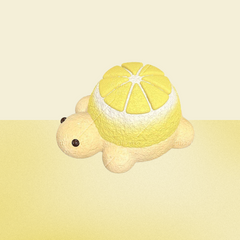 Lemon turtle Creamy Clay Slow Rebound Soft Squish Taba Squishy Sensory Fidget Toy for Stress Relief