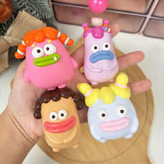 Yellow Bunhead Ultra Soft High Resilience Taba Squishy Pinch Toys For Stress Relief Animal