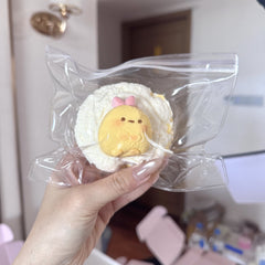 Yellow Soft High Resilience Taba Squishy Pinch Toys For Stress Relief Food