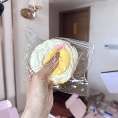 Yellow Soft High Resilience Taba Squishy Pinch Toys For Stress Relief Food