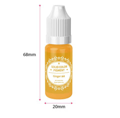 10ml 18/30色マカロンカラーエッセンス透明スクイーズDIY染色素材