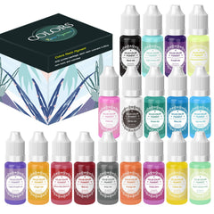 10ml 18/30色マカロンカラーエッセンス透明スクイーズDIY染色素材