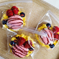 165g Fruit Ice Cream Waffles Taba Squishy