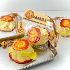 Caramel Pudding Taba Squishy Pinch Toys For Stress Relief Food