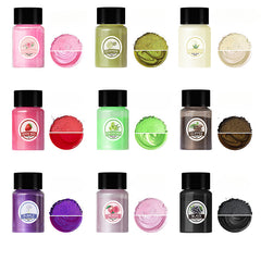 14g 20ml 12色マイカパウダースクイーズDIY染色素材