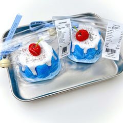 Cherry Sea Salt Pudding Taba Squishy Pinch Toys For Stress Relief Food