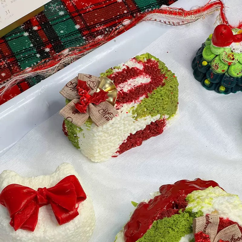 クリスマスライス クリーミークレイ ゆっくりリバウンド ソフトスクイッシュ タバ スクイッシー 感覚フィジェットトイ ストレス解消