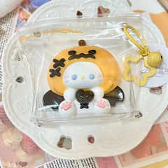 ハロウィンパンプキンキティ クリーミークレイ ゆっくりリバウンド ソフトスクイッシュタバ スクイッシー 感覚フィジェットトイ ストレス解消