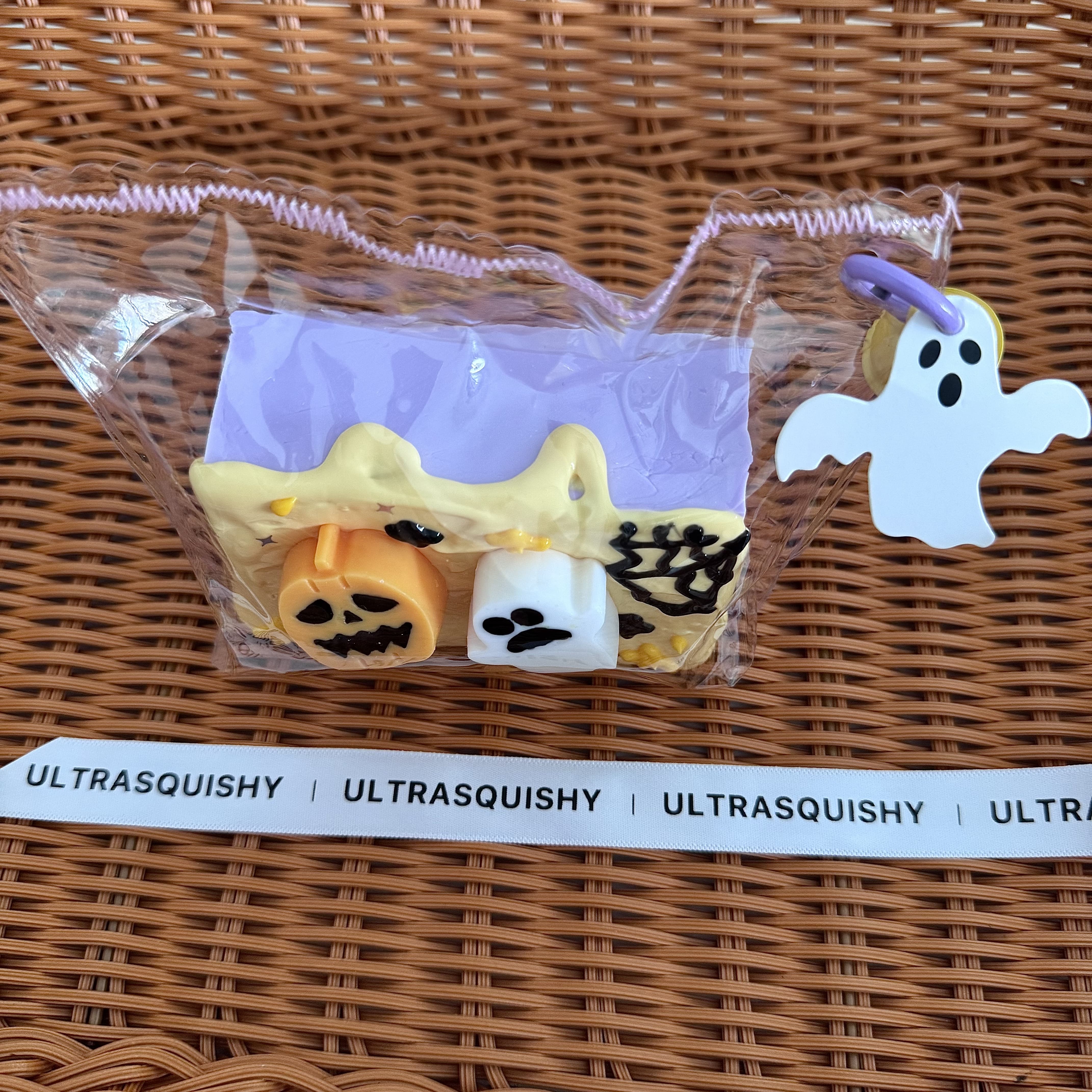 ハロウィンパンプキンケーキ クリーミークレイ ゆっくりリバウンド ソフトスクイッシュ タバ スクイッシー 感覚フィジェットトイ ストレス解消