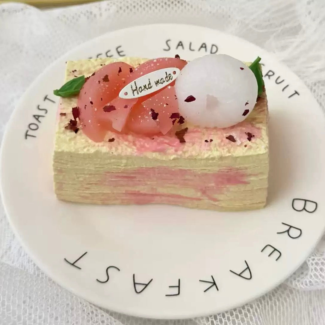 ピーチケーキ クリーミークレイ ゆっくりリバウンド ソフトスクイッシュ タバ スクイッシー 感覚フィジェットトイ ストレス解消