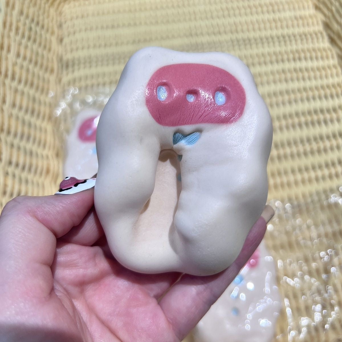 Rabbit Cookie Slow Rising Sensory Fidget Toy with a Super Soft Squish Premium Stress Relief Toy