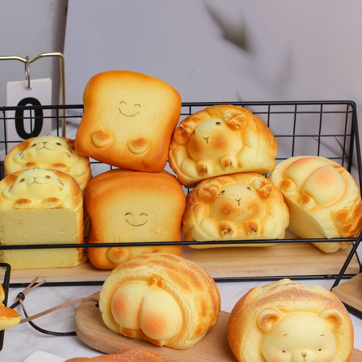 Smile Toast Slow Rising Squishy Sensory Fidget Toy with a Super Soft Squish Premium Stress Relief Toy