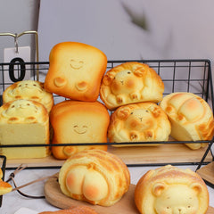 Smile Toast Slow Rising Squishy Sensory Fidget Toy with a Super Soft Squish Premium Stress Relief Toy