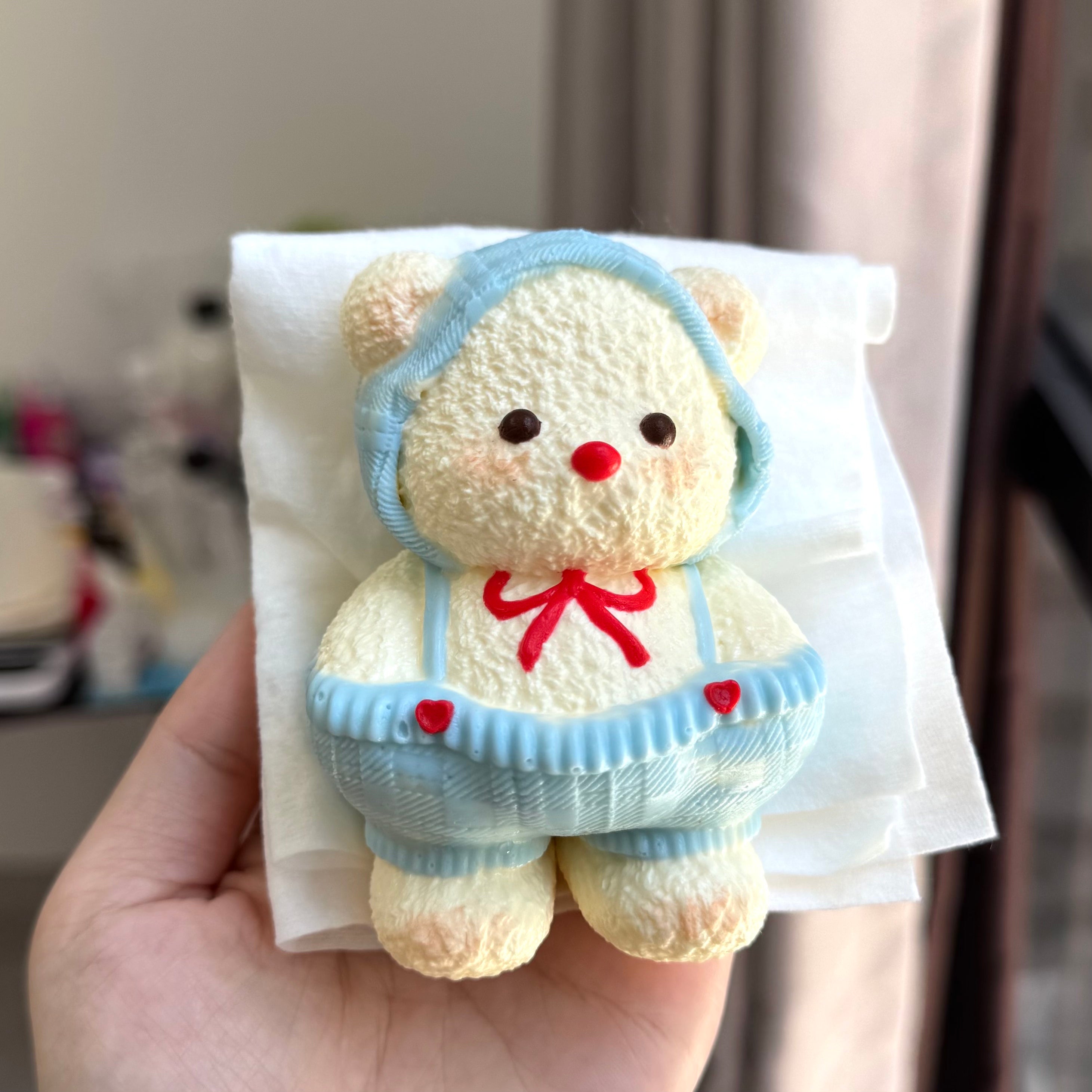 Bear Creamy Clay Slow Rebound Soft Squish Taba Squishy Sensory Fidget Toy for Stress Relief