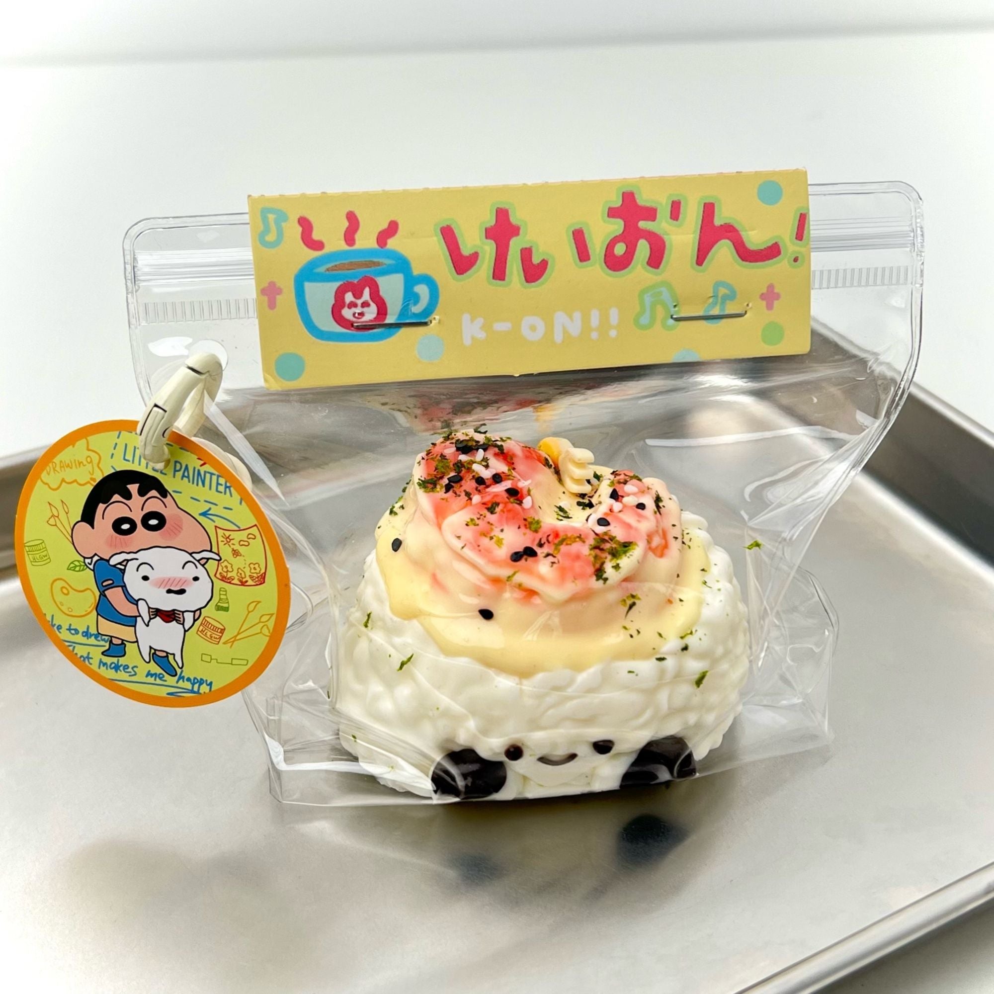 エビの子犬のライスボール クリーミー粘土 ゆっくりリバウンド ソフトスクイッシュタバ スクイッシー 感覚フィジェットトイ ストレス解消