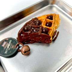 Triángulo de chocolate, gofre, arcilla cremosa, suave, aplastable, rebote lento, Taba, juguetes antiestrés, juguetes para pellizcar, comida
