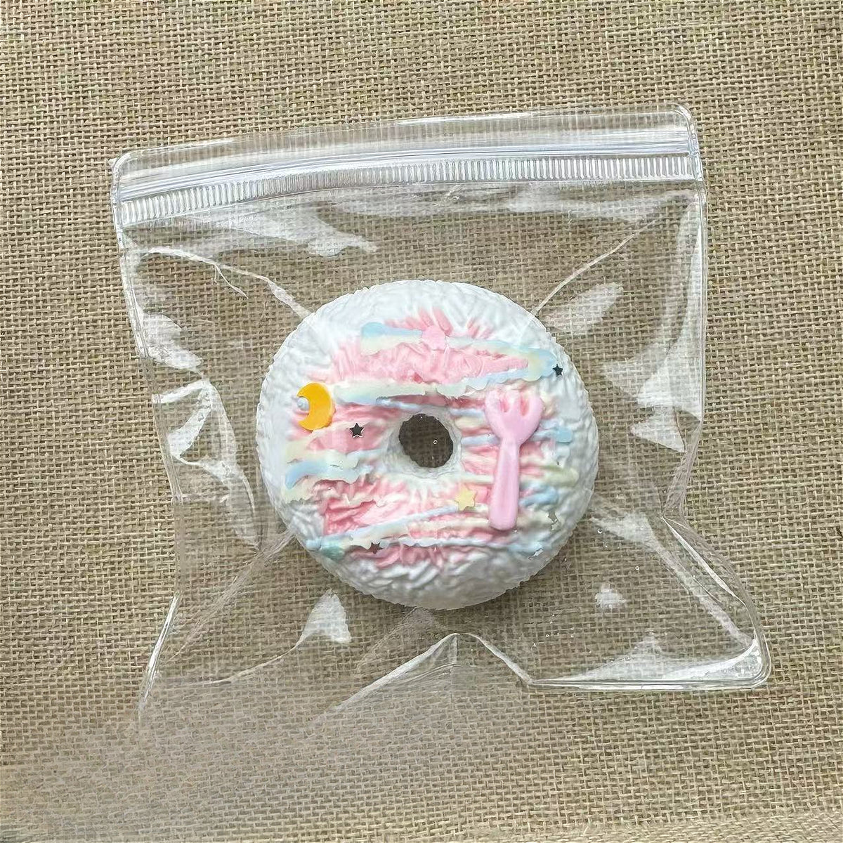 100g Donut Rice Ball Taba Squishy Toys