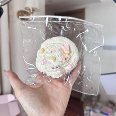 ピンクカップケーキ クリーミークレイ ゆっくりリバウンド ソフトスクイッシュ タバ スクイッシー 感覚フィジェットトイ ストレス解消