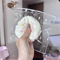 ピンクカップケーキ クリーミークレイ ゆっくりリバウンド ソフトスクイッシュ タバ スクイッシー 感覚フィジェットトイ ストレス解消