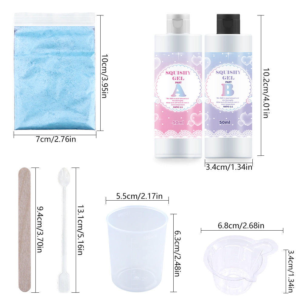 Kit de materiales para hacer dulces blandos de 100 ml 