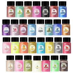14g 20ml 12色マイカパウダースクイーズDIY染色素材