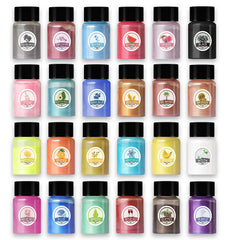 14g 20ml 24色マイカパウダースクイーズDIY染色素材