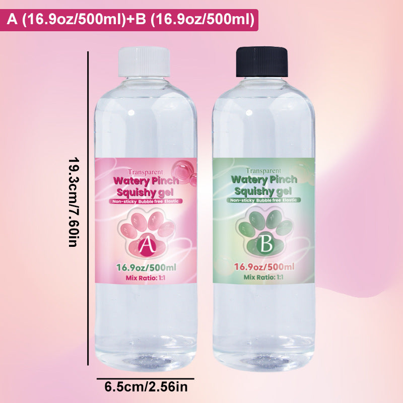 ABシリコン透明接着剤スクイーズDIY素材