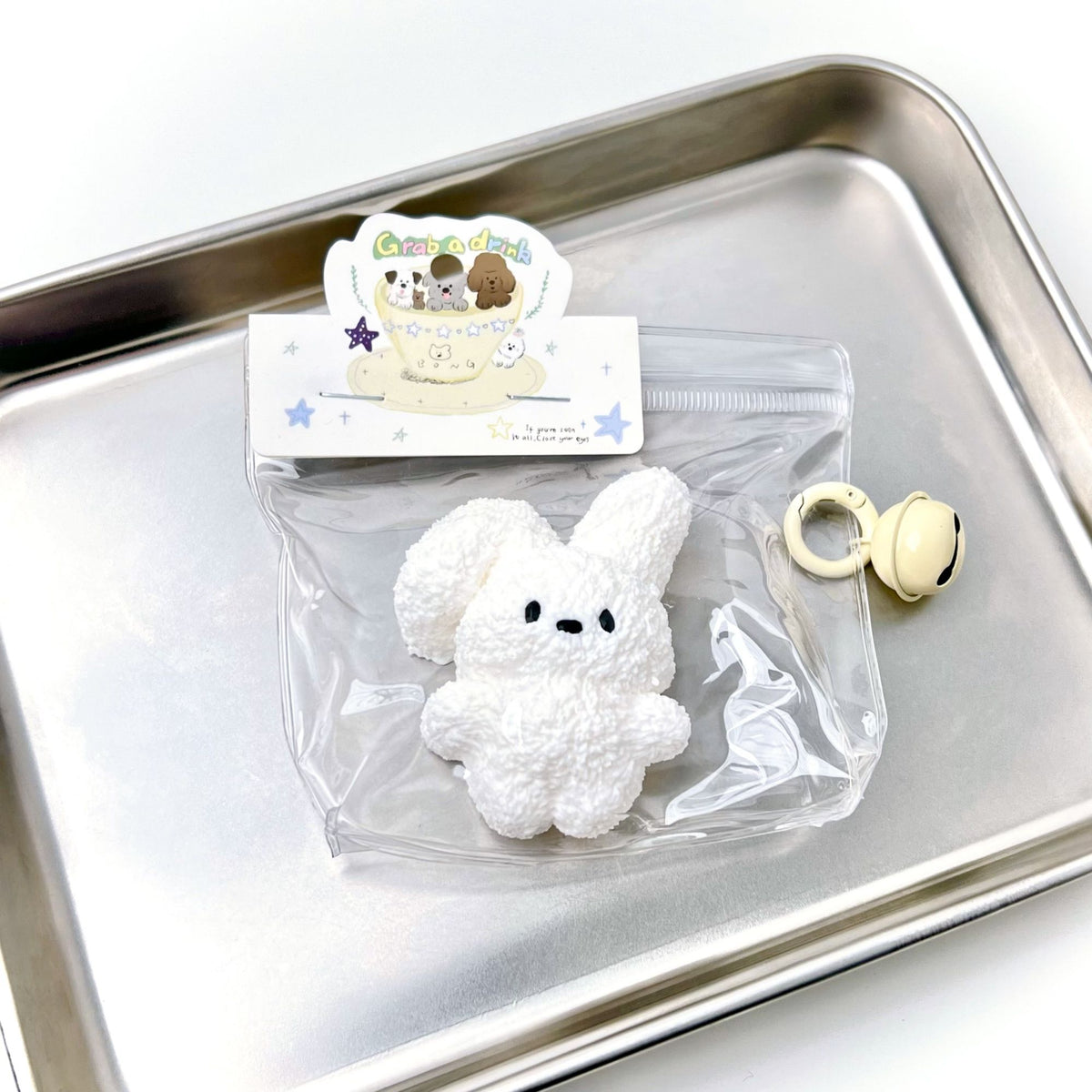 Plush Folded Rabbit Taba Squishy Pinch Toys For Stress Relief Animal