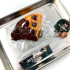 Triángulo de chocolate, gofre, arcilla cremosa, suave, aplastable, rebote lento, Taba, juguetes antiestrés, juguetes para pellizcar, comida